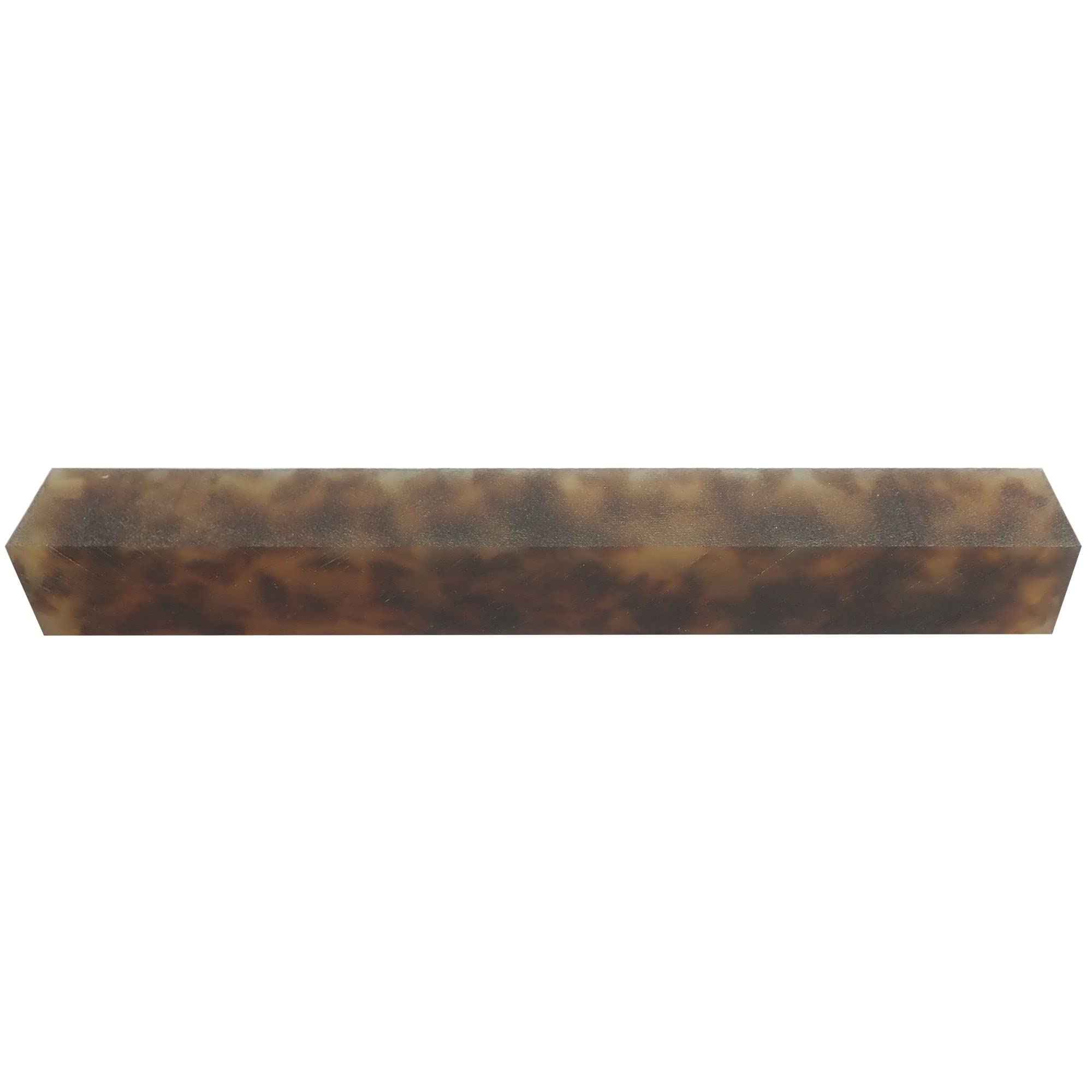 N11 Tortoiseshell Cellulose Acetate Pen Blank - 150x20x20mm (6x3/4x3/4")