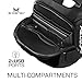 Ghostek NRGsolar Series 40L Eco Computer Laptop Messenger Backpack Book Bag + 16,000mAh Power Bank with 5 USB Ports | Water Resistant | 8.8-Watt Solar Panel | Laptops Up To 15.6
