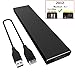 QNINE PCIe SSD Enclosure for 2012 MacBook Air, USB 3.0 External Reader for A1465 A1466 SSD Adapter with Case, Support Model MD223 MD224 MD231 M232