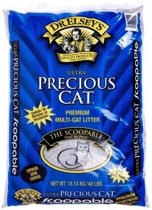 4 Pack Precious Cat Ultra Premium Clumping Cat Litter 40 Pound Bag