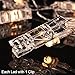 MHtech 30 LED Photo Clips String Lights, 10 Ft LED Clips Lights Warm White Battery Powered Fairy Lights LED for Hanging Photos Pictures Cards Artwork and Memos (10ft Warm White)