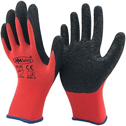 NMSafety Outdoor Garden Work Latex/Rubber Glove for Gardening, Fishing, Clamming, Auto Repairing,Carry (Extra Large)