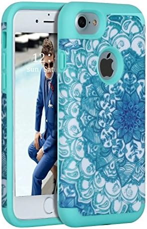 CexCob iPhone 7 Hybrid Protective Case with Dual Layer Bumper Hard Cover Scratch Resistant Cover Case for Apple iPhone 7