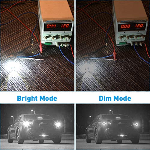 YITAMOTOR 1157 LED Bulb White for Brake/Tail/Reverse Light, BAY15D 2357 2057 7528 LED Replacement Bulb for Vehicle/Motorcycle/Trailer/Tractor/Camper/RV, 12V-24V, 2-Pack