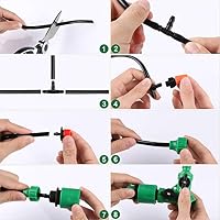 Sistema de riego de jardín, Emooqi 149 Pcs Goteros para Equipos de ...