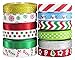 Christmas Ribbon for Crafs - Hipgirl 60 Yard 3/8