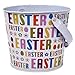 4 Pack Tin Metal Easter Pail Buckets 4.75” In 4 Assorted Designs Round Baskets Small Pails with Handles For Easter Egg Hunt Stuffers Kids Party Favors Supplies Candy Centerpieces by Gift Boutique