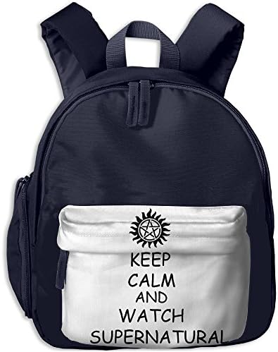 Pocket Design BagKeep Calm And Watch Supernatural Childrens'bag Toddler Preschool Backpack Children CoolBackpacks School Bag