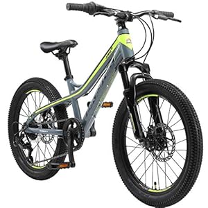 BIKESTAR Aluminium mountainbike, jeugdfiets, 20 inch vanaf 6-9 jaar, hardtail, 7 versnellingen, Shimano-schakeling…