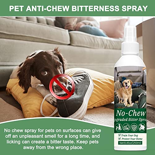 JOPROCH Bitter Apple Spray for Dogs to Stop Chewing, 250ML No