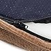 Milliard Quilted Padded Orthopedic Dog Bed, Egg Crate Foam with Plush Pillow Top Washable Cover (47 inches x 29 inhes x 4 inches)