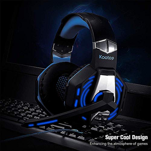 image for Kootop Stereo Gaming Headset for Xbox one,PS4 PC, Noise Cancelling Ove