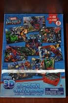 Marvel Heroes: 8 Puzzle Collection 3D w/ easy storage box