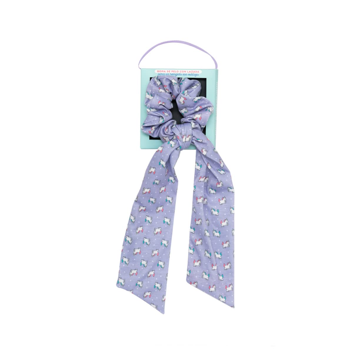 Mr. Wonderful Scrunchie with ribbon to tie for a stunning look - Unicorn