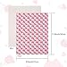 Caydo 10 Pieces Red Faux Leather Sheets Glitter Leather Fabric Sheet for Earrings and Hair Bows Making (8.3 inch x11.8 inch)