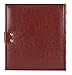 Golden State Art, Maroon Photo Album, Faux Leather Cover, with Strap Closure, 200 Pocket for 5x7 Pictures, 2 Per Page (6223)