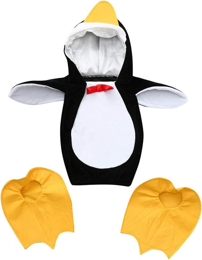 Amazon Co Jp ベビー コスプレ ペンギン 動物 かわいい 子供服 ロンパース フットカバー 二点セット Duglo コスチューム キャラクター 着ぐるみ 男の子 女の子 キッズ イベント 記念写真 パジャマ パーティー 演出服 プレゼント 変装 おもしろい 赤ちゃん 服