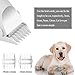 Razoo Pet Hair Clippers Professional Dog Grooming Tools Quite Pets Trimmer Kit White Color