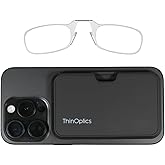 Always With You by ThinOptics Classic Readers + Attachable Glasses Case | Ultra-thin armless reading glasses with a phone-attaching case. Lightweight pocket readers designed to stay close at hand.