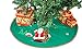 Imperial Decorative Felt Christmas Tree Skirts - Unique Lightweight Christmas Tree Skirt - 36 Inch Polyester Felt Skirt - Soft to Touch Christmas Tree Stand Cover - Green Tree Skirt with Santa