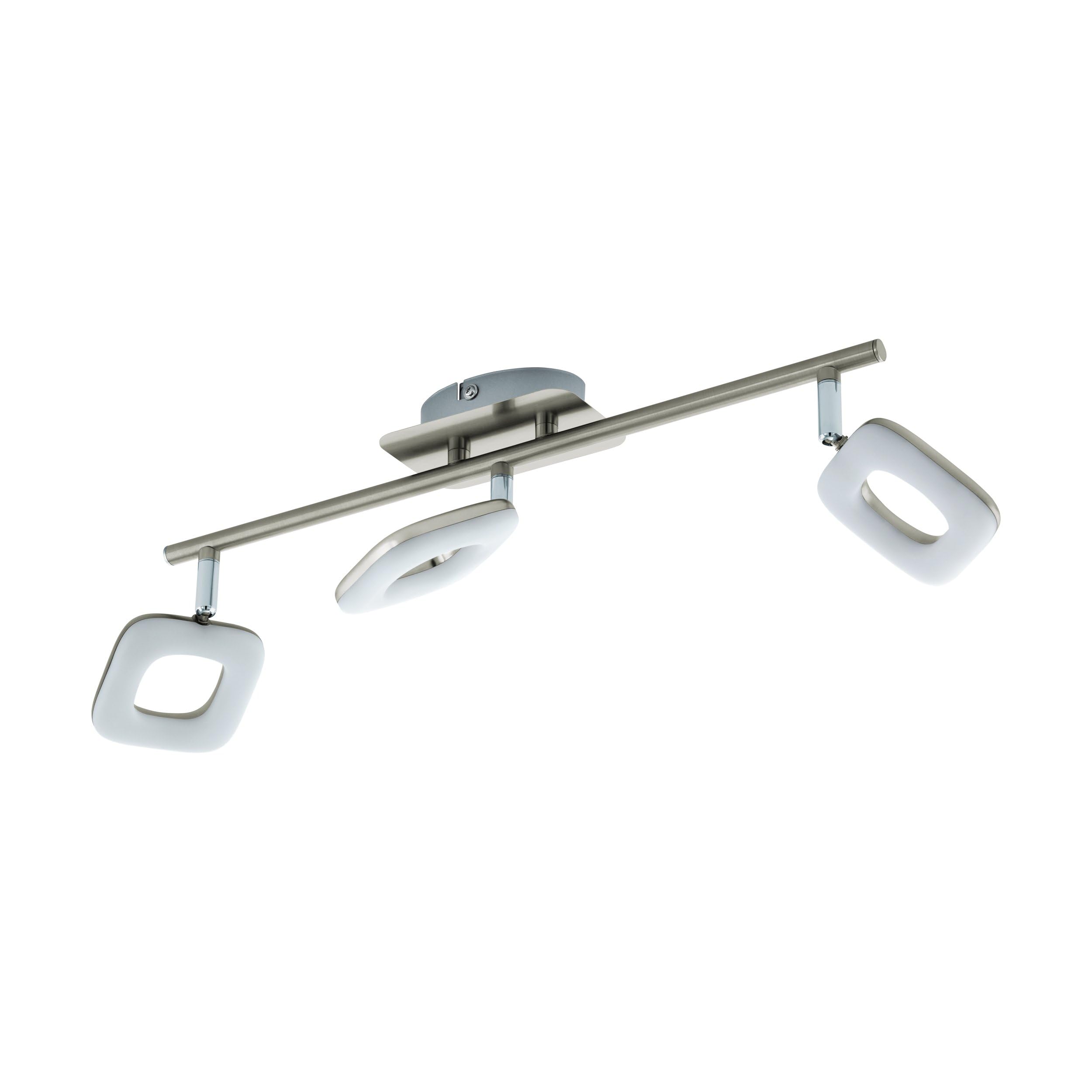 Eglo LED Ceiling lamp Litago, Ceiling Spotlight, Steel in Matte Nickel, Plastic in Warm White — image 1