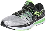 Saucony Men's Hurricane ISO 2 Running Shoe, Black/Silver/Slime, 9 M US