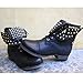 Shwings Lace On Black Foil Square Copper Nail One Size Fabric Shoe Wings