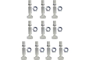 SundiooK 10pcs Shear Pins for Snow Blower, for 707555, 1696574-01, C950-10329-0, for Craftsman 9.5TP/11.5TP Models