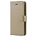 iPhone 6 Plus, 6S Plus Phone Case, Abacus24-7 Wallet with Leather Flip Cover and Stand, Gold