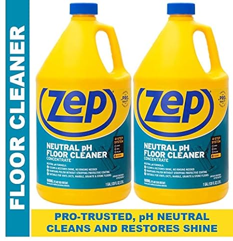 Zep Neutral Ph Floor Cleaner Concentrate 128 Ounces 2 Pack