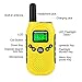 Qianghong Rechargeable Walkie Talkies for Kids Included Li-ion Battery and Charger (Red&Yellow&Blue)
