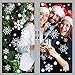 HUXICUI 180 PCS Snowflakes Window Clings Christmas Decorations Winter Reusable White Stickers Wonderland Decal Decor Ornaments Holiday Party Supplies