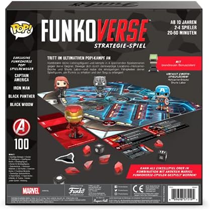Funkoverse: Pack Base Marvel 100 de 4, GER