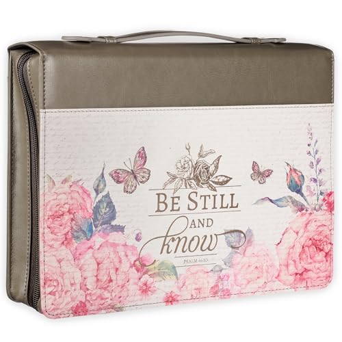 Christian Art Gifts Be Still Bible Cover