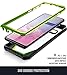 Poetic Galaxy S10 Rugged Clear Case, Full-Body Hybrid Bumper Cover, Support Wireless Charging, Without Built-in-Screen Protector, Guardian Series, Case for Samsung Galaxy S10 2019, Green