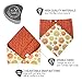 Dog Bandana for Medium to Large Pets - Premium Set 2 Reversible Cute Style Cotton Puppy Scarves Triangle Accessories with Adjustable Snap Closure and 1 Carrot Rope Bite Resistant Chew Toy Dental Care