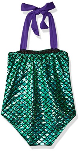 Wandafull Little Girls Swimsuits for Girl one Piece Mermaid Princess Toddler Bikini Swim Bathing Suit+Headband