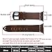 Carty Oil Wax Leather Strap Smart Watchband Compatible with Apple Watch Band Iwatch Bands 38mm Mens Series 3/2/1 Retro Brown