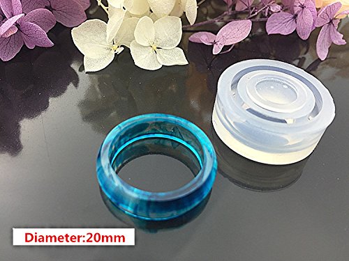 3 Pcs Ring Jewelry Casting Molds Silicone Resin Jewelry Molds ,for Polymer Clay, Crafting, Resin Epoxy, Jewelry Making