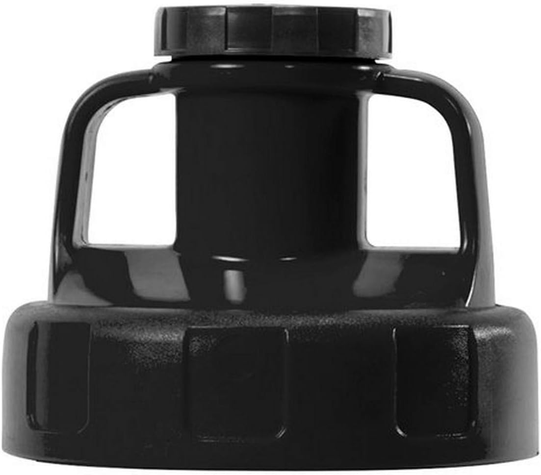 Oil Safe Utility Lid - Multipurpose | Pouring Control | Industrial Grade | Heat-resistant | 10 Different Colors - Black