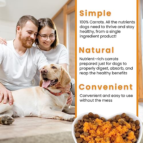 Olewo Original Carrots for Dogs Fiber for Dogs Keep Poop Firm