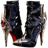 KIRA KIRA Genshin Impact Arlecchino Cosplay Shoes DokiDoki-SR Fontaine Cosplay Fatui Harbinger Arlecchino High Heeled Shoes