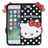 iPhone 7 Plus Case, Express Prime Case, Phenix-Color 3D Cute Cartoon Hello Kitty Soft Silicone Gel Back Cover Case for 5.5 inches iPhone 7 Plus (2016 Release) Case Amp Prime (#32)