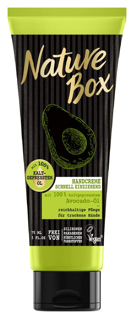 Nature Box Hand Cream, 75 ML - Avocado, 75ml
