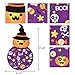 Max Fun DIY Halloween Felt Pumpkin Witch Hanging Decor for Kids Halloween Party Favors 2.8 Ft Felt Crafts Kits for Halloween Indoors Outdoors Party Games