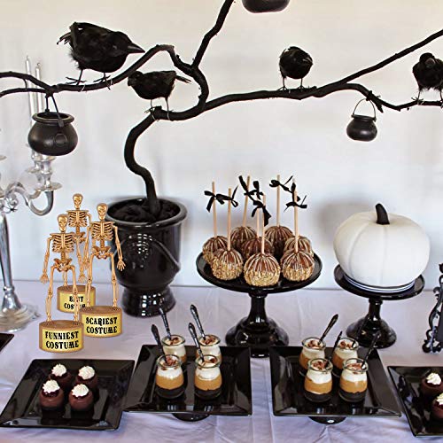 image for ORIENTAL CHERRY Halloween Party Supplies - Golden Skeleton Trophies fo
