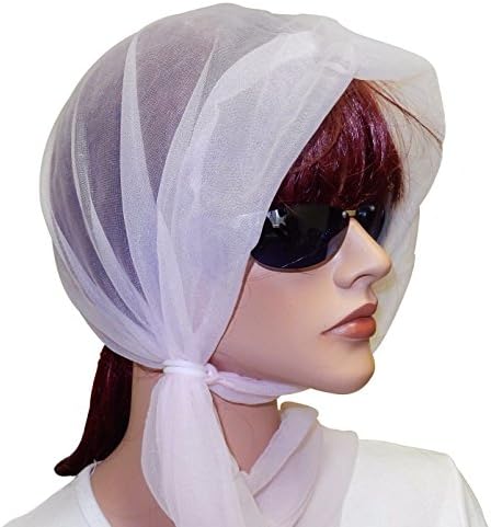 Women's Pink Nylon Wind Scarf, Soft, Comfortable, Protects Hairdo from Wind