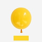 Eanjia 5" Latex Balloons Goldenrod 100pcs Bulk Pack of Strong Latex Balloons for Birthday Wedding Party Decorations, Good Rou