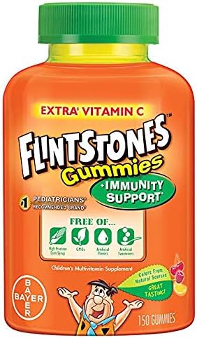 Flintstones Children's Multivitamin & Multimineral Plus Immunity Support Gummies - 2Pack (150 Count)