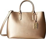 LAUREN Ralph Lauren Women's Dryden Marcy Tote Medium Gold/Birch One Size